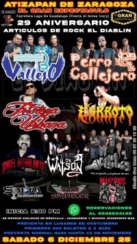 29 Aniversario de Artículos de Rock El Diablín