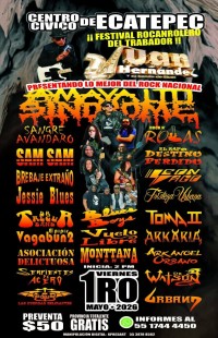 Festival Rocanrolero del Trabador II – Centro Cívico Ecatepec