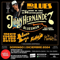 Celebración del 5º aniversario de “Juan Hernández Bluesman Puro Blues”