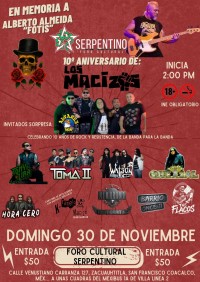 10º Aniversario de Los Macizos – En memoria a Alberto Almeida "Fotis"